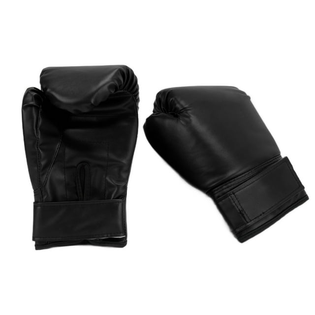 Muay Thaï Gants de Boxe, 10oz Gants de Boxe Mis à Niveau Épaissis Fort pour la Forme Physique pour Sanda Rouge, Noir