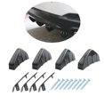 thumbnail image 1 of Car Rear Bumper Spoiler Diffuser for Shark Bumper Rear Spoiler Auto Accessory Protective Decoration 4pcs Black, 1 of 5