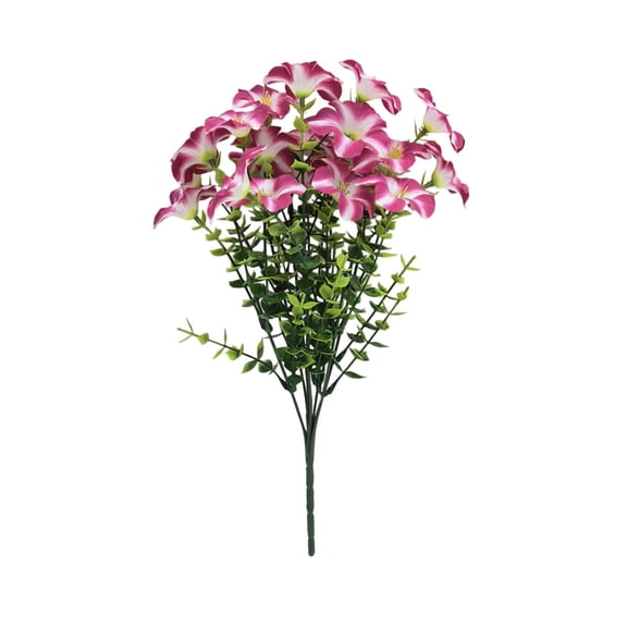 Artificial Flowers Bouquet, Realistic Fake Flowers with Stems, Plastic Silk Flowers for Home Decor, Wedding Centerpieces, Office Table Arrangement
