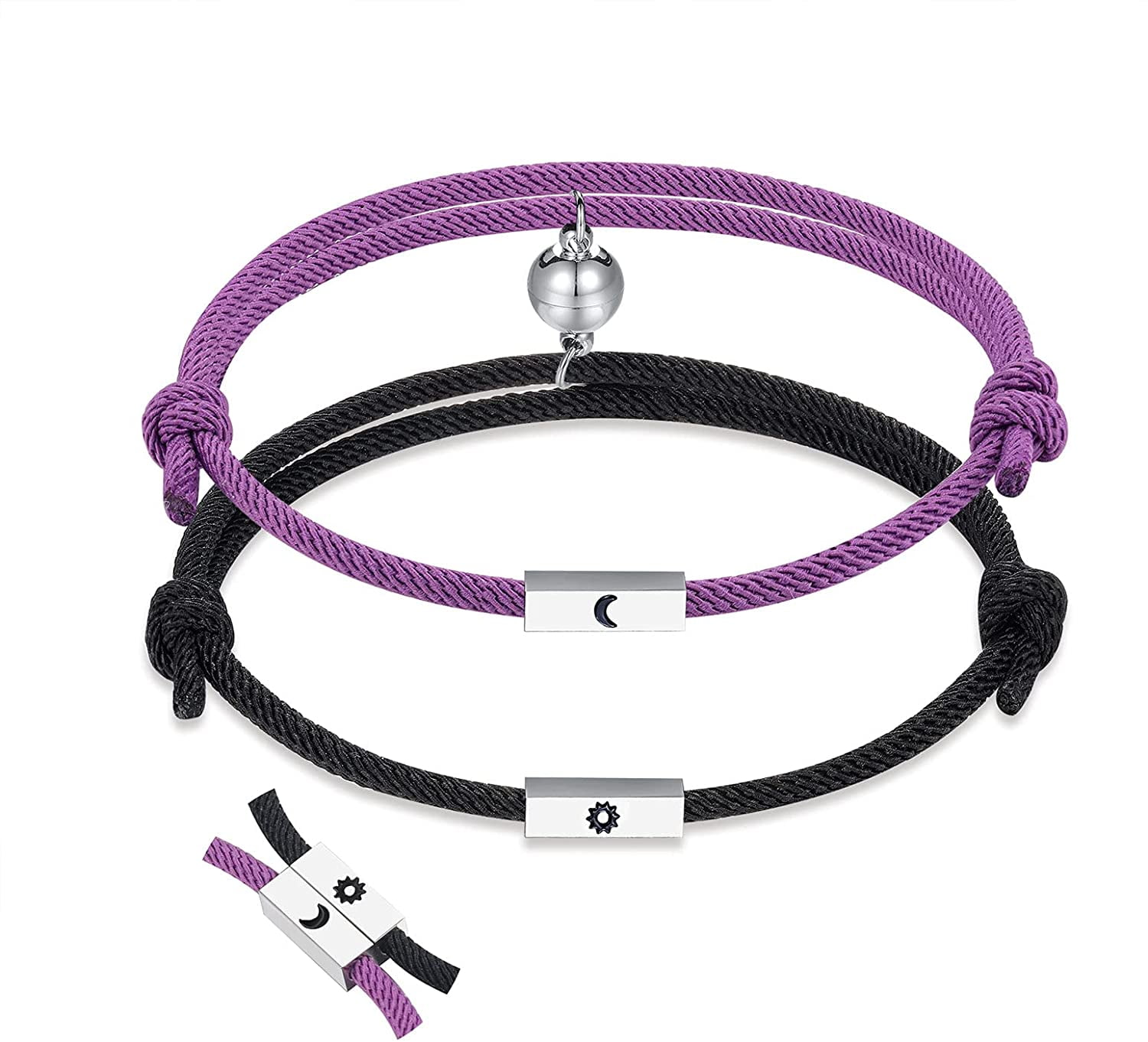 Sun and Moon Couple Bracelets Attraction Friendship Bracelet