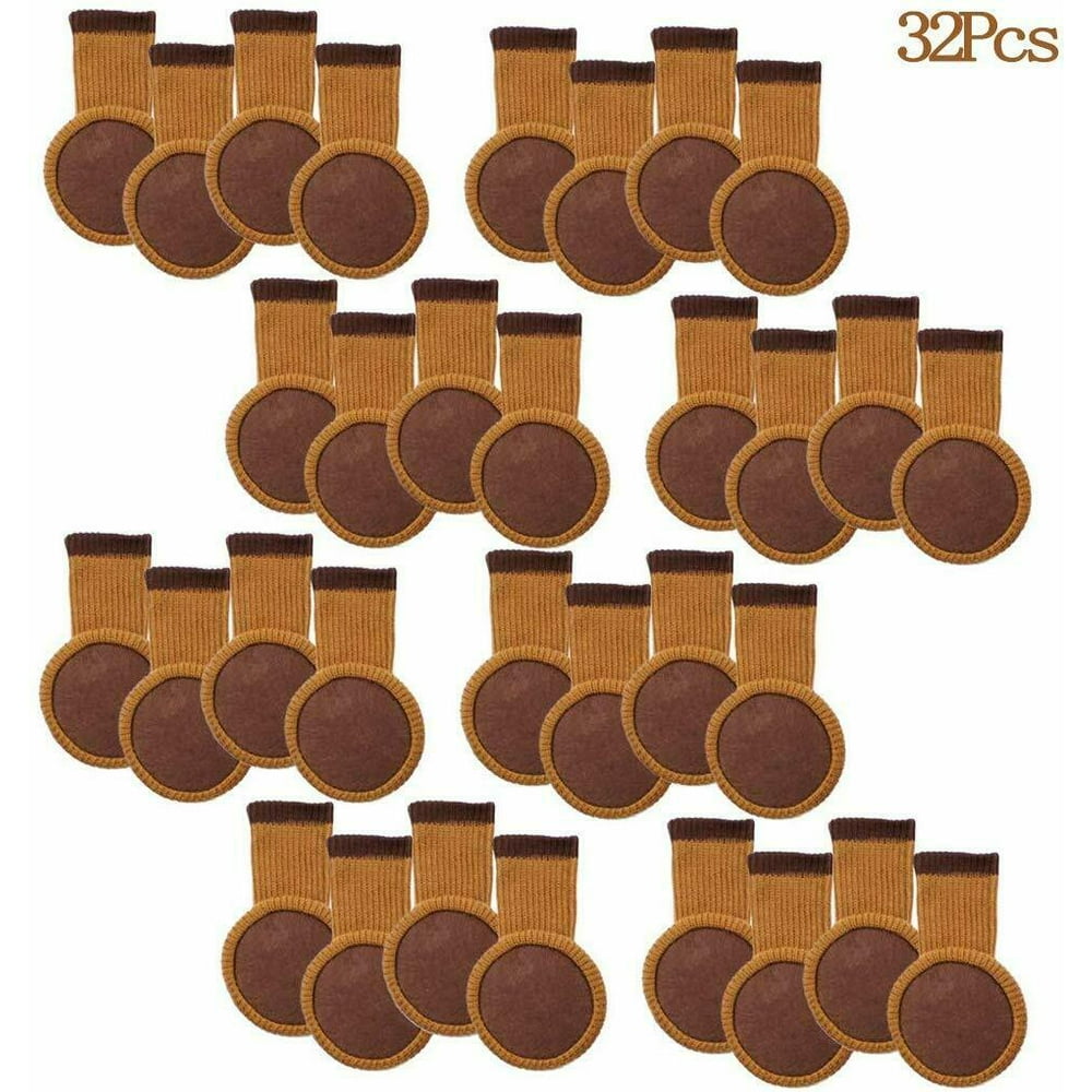 32PC Furniture Chair Leg Feet Sock Hardwood Floor Protectors. Furniture
