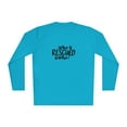 thumbnail image 2 of Who Rescued Who!? Dog Design Unisex Lightweight Long Sleeve Tee, 2 of 4