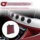 thumbnail image 3 of Estuche para Gafas de Sol de Coche Unique Bargains Soporte Universal para Gafas de Sol de Coche Franela Metal Rojo 13.5x12cm 1 Set, 3 of 7