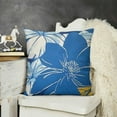 thumbnail image 2 of SHANXI Flower Palm Leave Print Throw Pillow Covers Decorative Throw Pillows for Couch Sofa Bed Throw Pillow Cover Cushion Covers Pillowcases for Holiday Decorative 20x20in, 2 of 5