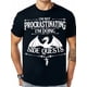 thumbnail image 1 of Camiseta de juego de rol "No estoy procrastinando, estoy haciendo misiones secundarias" (220 g) para adultos, hombres, mujeres, adolescentes, jóvenes y ocio., 1 of 7