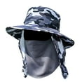 thumbnail image 1 of Sombrero tipo cubo para el sol, de secado rápido, con protección solar y solapa desmontable para el cuello y la cara. Azul Multi, 1 of 8