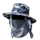 thumbnail image 1 of Sombrero tipo cubo para el sol, de secado rápido, con protección solar y solapa desmontable para el cuello y la cara. Azul Multi, 1 of 8