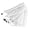 White, variant on LAZIOEGR 10PCS Double Layer Mesh Bags Waterproof Nylon File Pouch for A6 Paper Stationery Puzzle Storage Bag with Zipper Black (10.24 in / 26.00 cm) [cite: 1, 10]