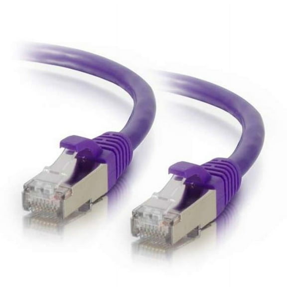 Cables To Go 00906 10 ft. Cat6 Snagless Shielded-STP Ethernet Network Patch Cable - Purple