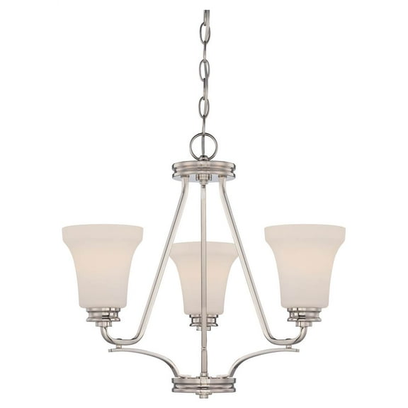 Nuvo Lighting 62/429 Cody 3 Light 21" Wide Led Chandelier - Nickel