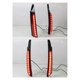 thumbnail image 2 of 1 Set LED Reflector Rear Lamp for Fortuner 2015 - 2020 Light Brake Light Warning Light Model B, 2 of 5