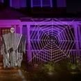 thumbnail image 2 of Elegant Choise Halloween 11.8FT Spider Web W/Spider,Hanging Skeleton Phantom for Indoor Outdoor, 2 of 17