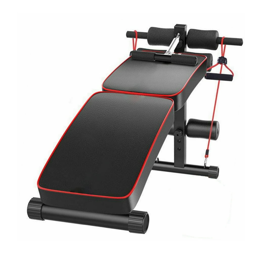 Foldable Sit Up Bench Adjustable Weight Bench Multi-Purpose Trainer w