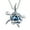 Blue, variant on Sea Turtle Cremation Jewelry for Ashes Necklace Keepsake Memorial Urns Pendant Jewellery for Pets / Human