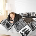 thumbnail image 4 of jejeloiu Camper Car Rv Full Size Comforter Sets,Happy Camping Bedding Comforter Set,Rustic Farmhouse Cabin Bedding Sets For Men Women,Luxury Bedroom Decor Reversible,3-Piece, 4 of 8