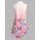 thumbnail image 2 of Blusa de color de la mariposa sin mangas de la mariposa sin mangas Rosegal Blusas Tallas Grandes, 2 of 5