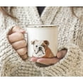 thumbnail image 4 of Koyal Wholesale 11oz. Stainless Steel Dog Campfire Coffee Mug Gift, English Bulldog Up Close, 1-Pack, 4 of 4