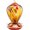 Golden Balloon, variant on Gifts for Mom 34OZ Hand Blown Glass Hummingbird Feeders for Outdoors Hanging, with Ant Moat Humming Bird Feeders, Porch Backyard Decor Gifts for Women (Floral Balloon)
