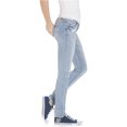 thumbnail image 3 of Aeropostale Mujer Bayla Rhinestone Low Rise Skinny Fit Jeans, Azul, 0 Short, 3 of 3