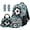 3D Football, variant on Yuyamidu Duck Camo Kids Backpack and Lunch Box Set Boys Primary School Bookbag and Lunchbox Pencil Case Bookmarks High School Student Schoolbag for Girls 12-14 Years Old Reusable Lunch Bags, 5 PCS