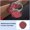 Red #5, variant on Ganfancp Foldable Car Door Cup Holder Clip-On Drink Rack Collapsible Automotive Water Bottle Mount Vehicle Interior Storage Accessory with Metallic Ring