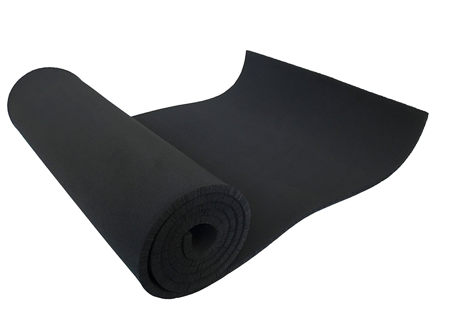 6mm Rubber Neoprene Roll Padding Mat for Weather Stripping and Cosplay 54" x 12" 