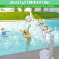 thumbnail image 3 of Gosports Splash Net Pro Pool Volleyball Net - Includes 2 Water Volleyballs And Pump - White Red Or Blue, 3 of 5