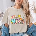 thumbnail image 4 of Jollimate Mimi Shirt Women, Cute Summer Beach Graphic Tee, Floral Pineapple Alphabet T-Shirt, 4 of 6