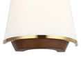 thumbnail image 3 of Varaluz Desert Flyer 2-Lt Sconce - Satin Brass/Medium Walnut, 3 of 7