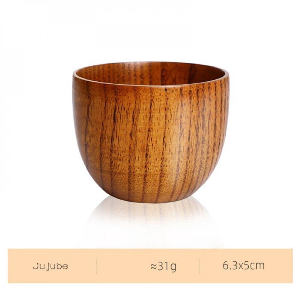 SweetCandy Wooden Tea Set Tea Cup For Drinking Tea Coffee Wine Beer 