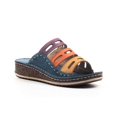 thumbnail image 2 of Zapatillas,Sandalias de panel tricolor para mujer Zapatos de viaje de playa de verano Vhermosa FLD-2625, 2 of 3