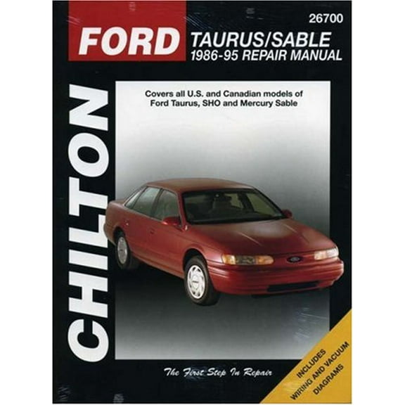 Pre-Owned Ford Taurus/Sable: 1986-1995 (Chilton Total Car Care) Paperback