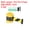 Black Yellow Case Black Yellow Strap, variant on Uxcell 5m Plastic Fixed Wall Mount Retractable Belt Barrier Crowd Control 2 Set Black Case Yellow Strap