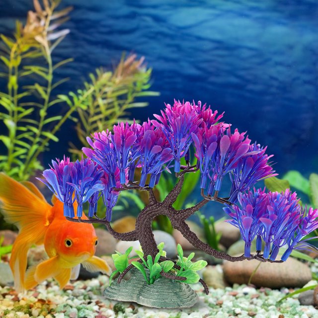 Fish Tank Simulation Water Plants,Resin Aquarium Artificial Vivid Aquarium Simulation Water Plants Fish Tank Artificial Water Plants Seamless Integration