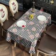thumbnail image 2 of Pioneer Flower Floral Print Pattern Rectangle Tablecloth 60"x120", Waterproof Polyester Table Cloth, Wipeable Spillproof for Dining Camping Indoor Outdoor, 2 of 6