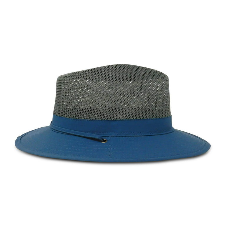Panama Jack Nylon Mesh Safari Hat - Lightweight, UPF (SPF) 50+ Sun