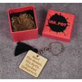thumbnail image 2 of Inkdotpot Key Chain For Aunty Engraved Wooden Key Holder Housewarming Gift, 2 of 5