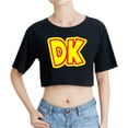thumbnail image 2 of T-shirt Court Hot Games Donkey Kong Bananza – T-Shirt Graphique à Manches Courtes pour Femmes, Dessin Animé de Jeu pour les Passionnées de Jeux, 2TG, Noir, 2 of 9
