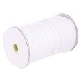 thumbnail image 3 of Banda elástica de 100 yardas, cinta de cuerda Flexible plana, mufla bucal, accesorios de ropa de 10mm (blanco), 3 of 5
