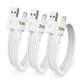 thumbnail image 1 of Cable De Cargador Usb Para iPhone iPad 12w Carga Rápida 3pzs Blanco, 1 of 2