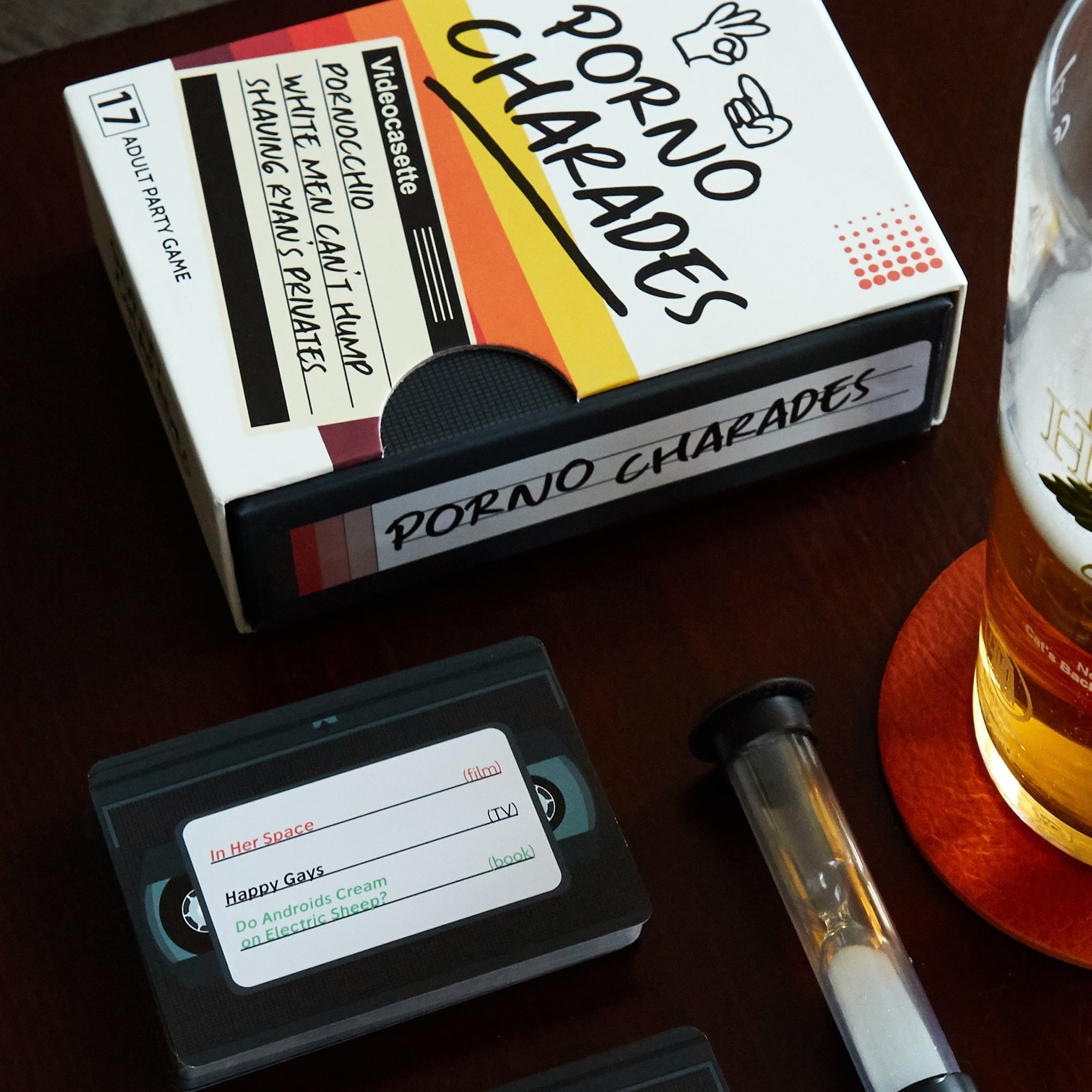 Porno Charades - NSFW Adult Party Game - Act Out The Funny Movie Title,  Clarendon Games, Ages 17+, 2+ Players - Walmart.com