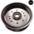 thumbnail image 2 of 756-05034 Qty 2: Steel Flat Idler Pulley with Flanges
 Fits MTD 12ABW32G897, 2 of 6