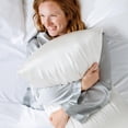 thumbnail image 3 of Fishers Finery 25 Momme 100% Pure Mulberry Silk Pillowcase for Hair & Skin, Grade 6A, King, Light Green, 2 Pack, 3 of 6