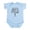 Sky Blue, variant on CafePress - Lift Weights Like My Grandma Body Suit - Baby Light Bodysuit, Size Newborn - 24 Months
