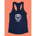 thumbnail image 3 of Pug Astronaut Tank Women -Image by Shutterstock, Female Small, 3 of 4