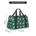 thumbnail image 3 of Rocae Gingerbread Snowman Cookies Print Hand Travel Bag Travel Duffel Bag and Fitness Bag, Women's Waterproof Weekend Tote, Men's Travel and Fitness Essentials, 3 of 7
