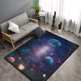 thumbnail image 2 of Area Rugs For Living Room Decor - Planets Stars And Galaxies1 Anti Slip Throw Washable Rugs 3x5 For Bedroom, Soft Indoor Carpet For Bedroom Living Room 60x39In, 2 of 5
