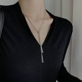 thumbnail image 2 of Y Lariat Necklace Dainty - Long Simple Drop Necklace Sweater Necklace for Women, 2 of 10