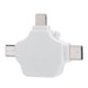 thumbnail image 3 of SR302 Lector de tarjetas OTG 3 en 1 Adaptador multifunción USB3.0 apto para teléfonos móviles IOS tipo cBlanco, 3 of 8