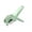 Green A3, variant on Multifunctional Fruit and Vegetable Slicer, Cucumber Divider, Press & Cut, Stainless Steel Blades, Ideal for Bananas, Cucumbers, Carrots, Peppers, Sausages